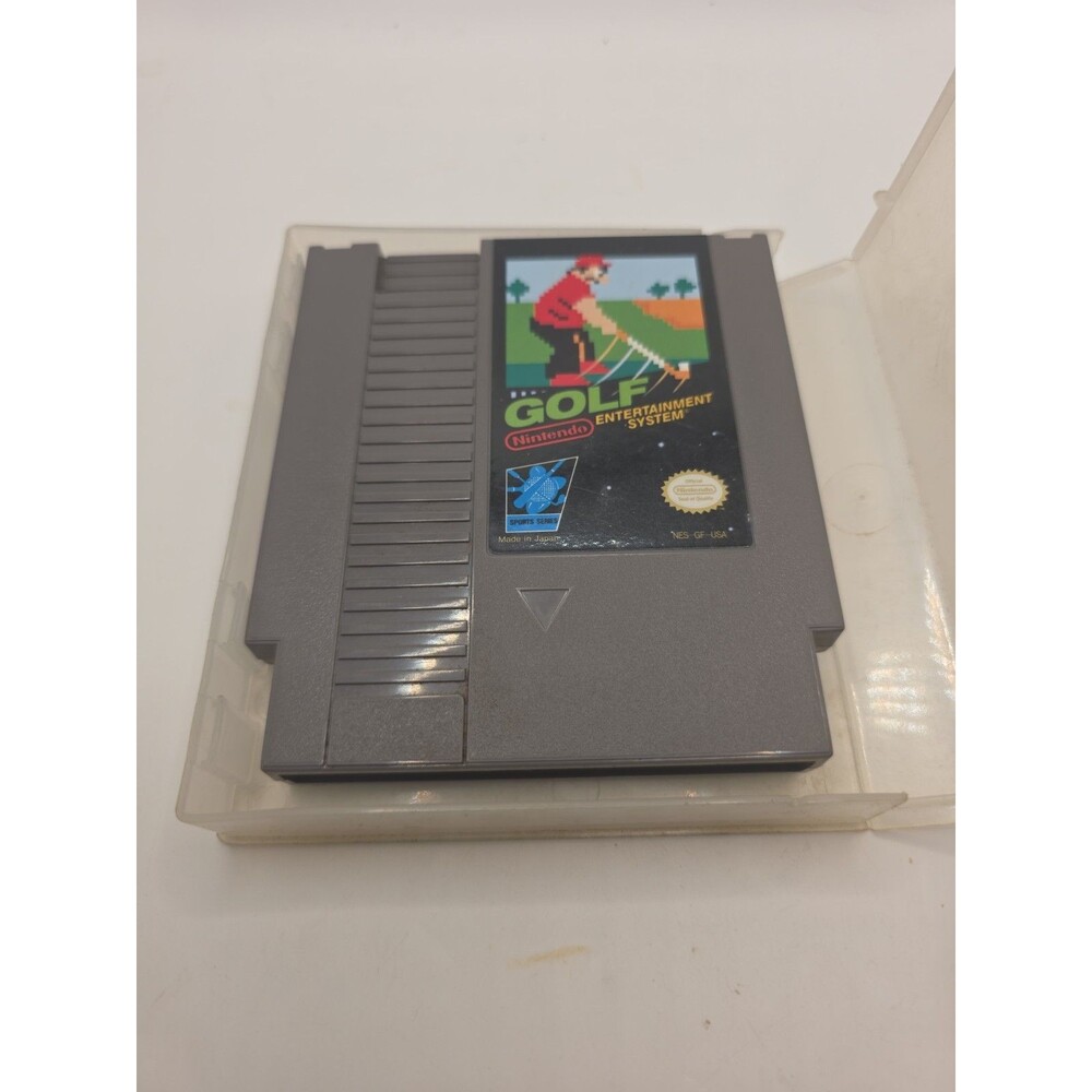Golf Video Game Nintendo Entertainment System, 1985 NES 5 Screw Cartridge TESTED